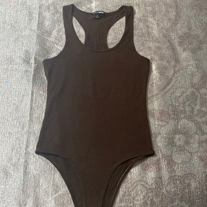 I am selling a brown bodysuit in size small and it stretch.
